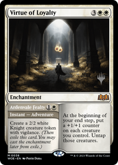 Virtue of Loyalty // Ardenvale Fealty (Promo Pack) [Wilds of Eldraine Promos] | GrognardGamesBatavia