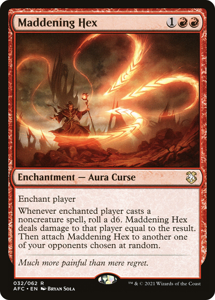 Maddening Hex [Dungeons & Dragons: Adventures in the Forgotten Realms Commander] | GrognardGamesBatavia