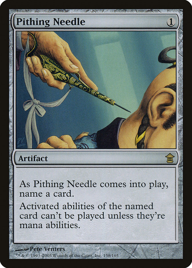 Pithing Needle [Saviors of Kamigawa] | GrognardGamesBatavia