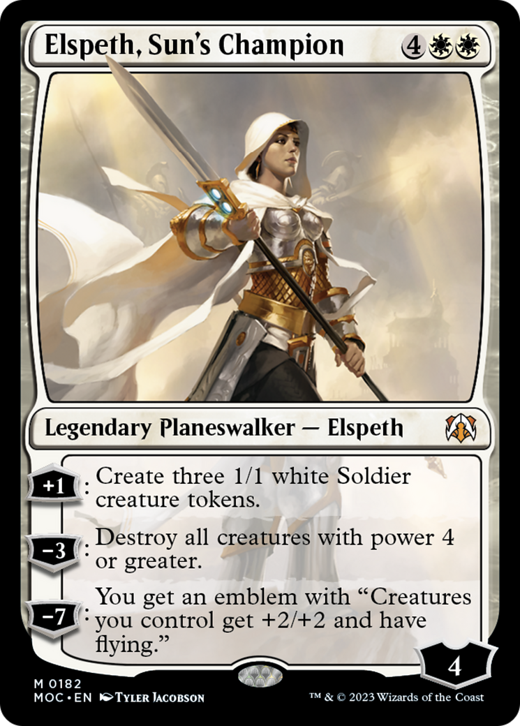 Elspeth, Sun's Champion [March of the Machine Commander] | GrognardGamesBatavia