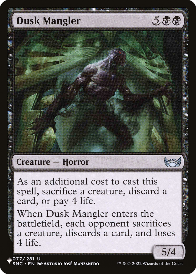 Dusk Mangler [The List] | GrognardGamesBatavia