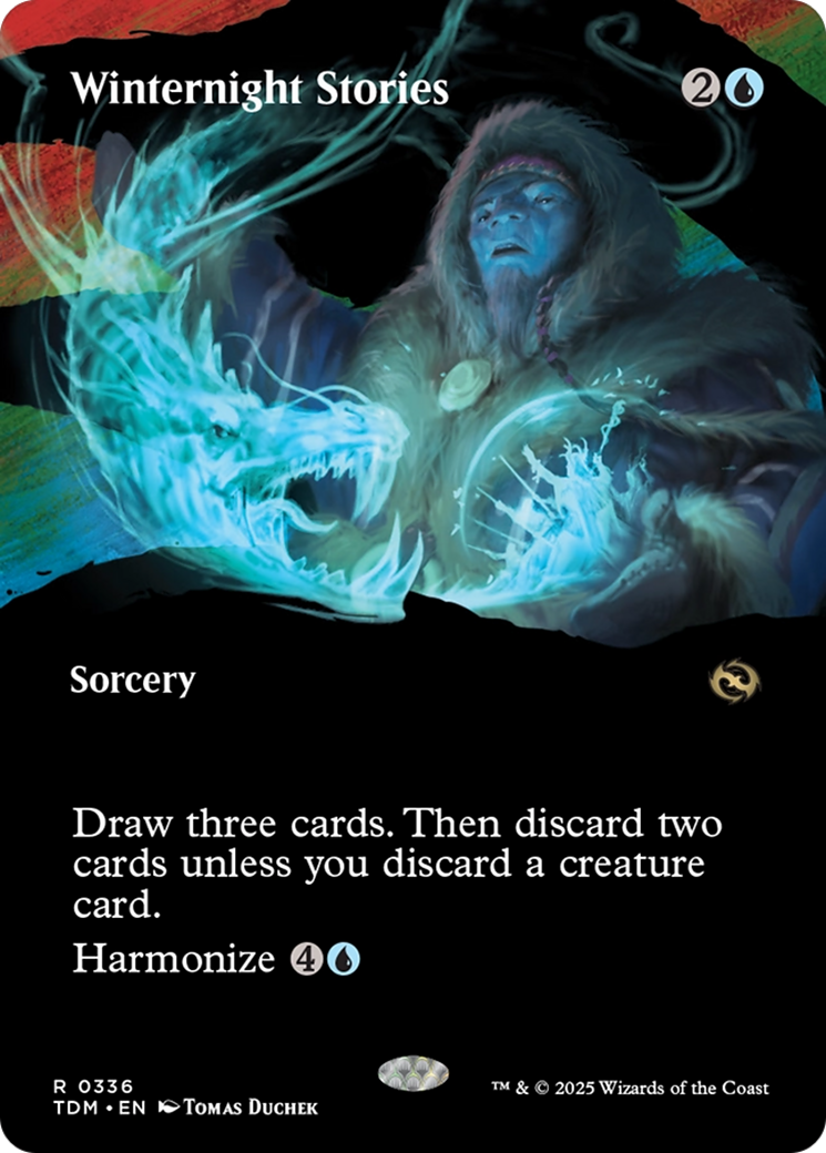 Winternight Stories (Borderless) [Tarkir: Dragonstorm] | GrognardGamesBatavia