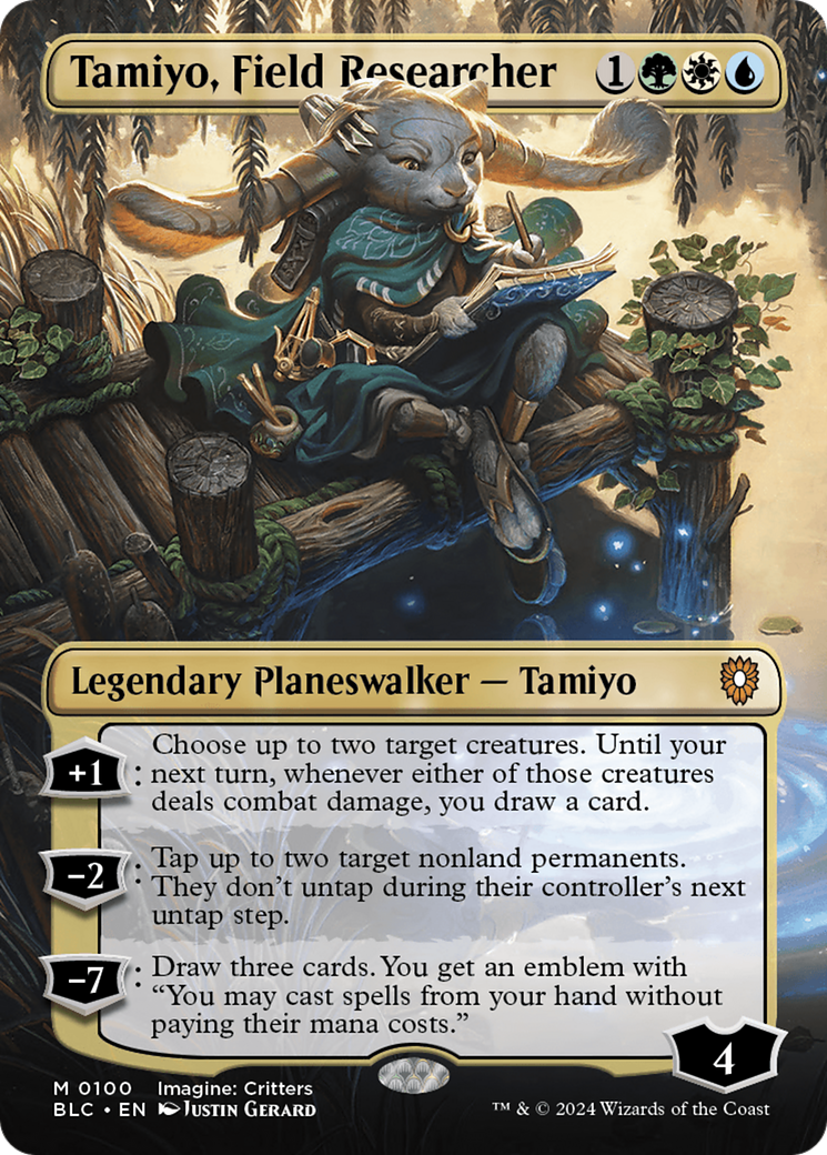 Tamiyo, Field Researcher (Borderless) [Bloomburrow Commander] | GrognardGamesBatavia