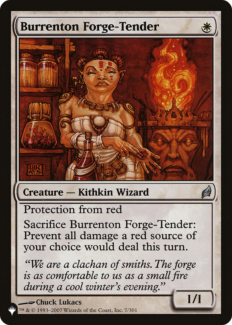 Burrenton Forge-Tender [The List] | GrognardGamesBatavia