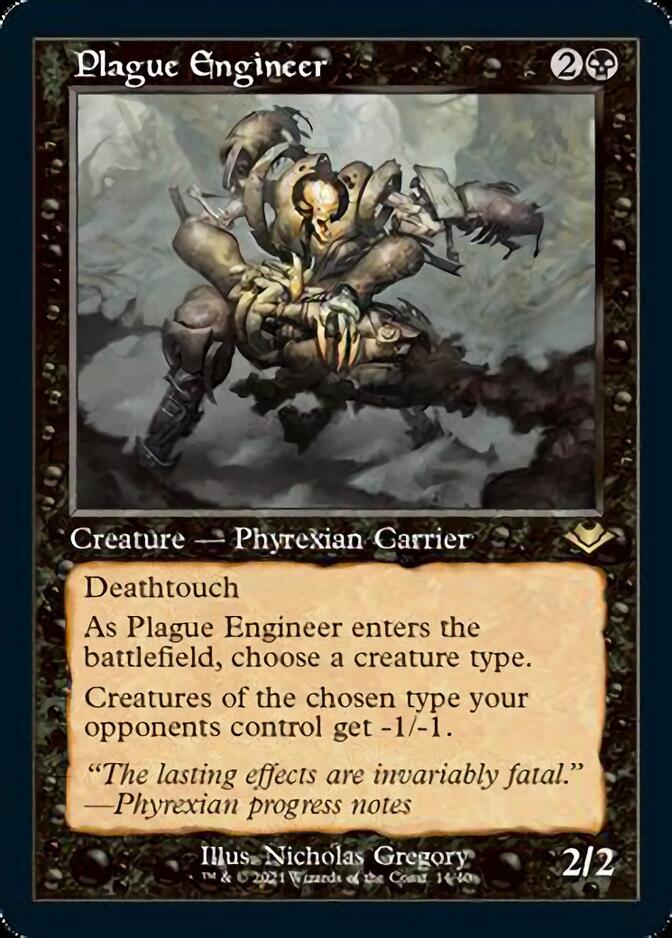 Plague Engineer (Retro Foil Etched) [Modern Horizons] | GrognardGamesBatavia