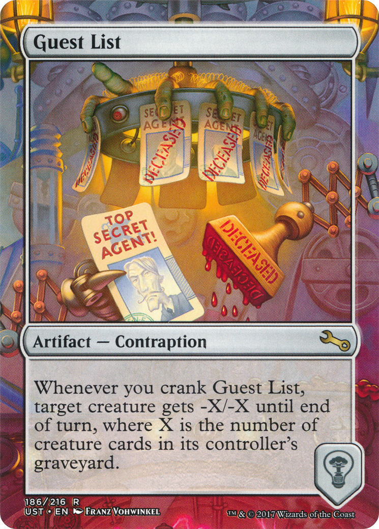 Guest List [Unstable] | GrognardGamesBatavia