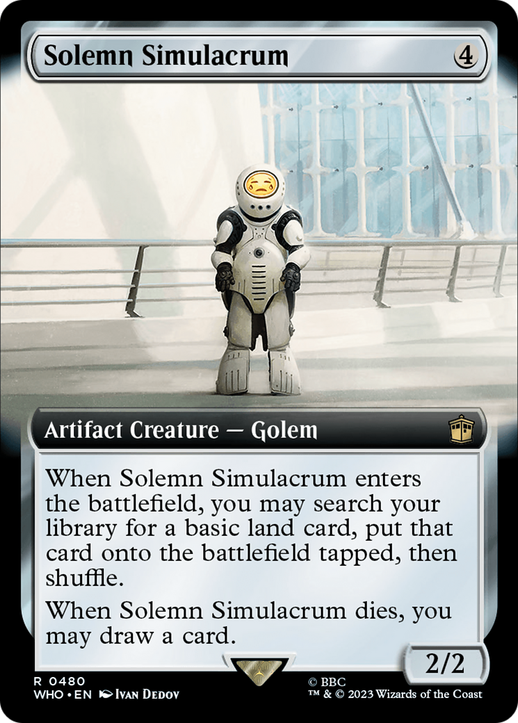 Solemn Simulacrum (Extended Art) [Doctor Who] | GrognardGamesBatavia