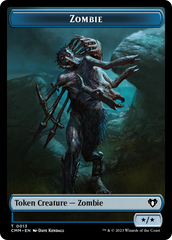 Spirit (0039) // Zombie (0013) Double-Sided Token [Commander Masters Tokens] | GrognardGamesBatavia