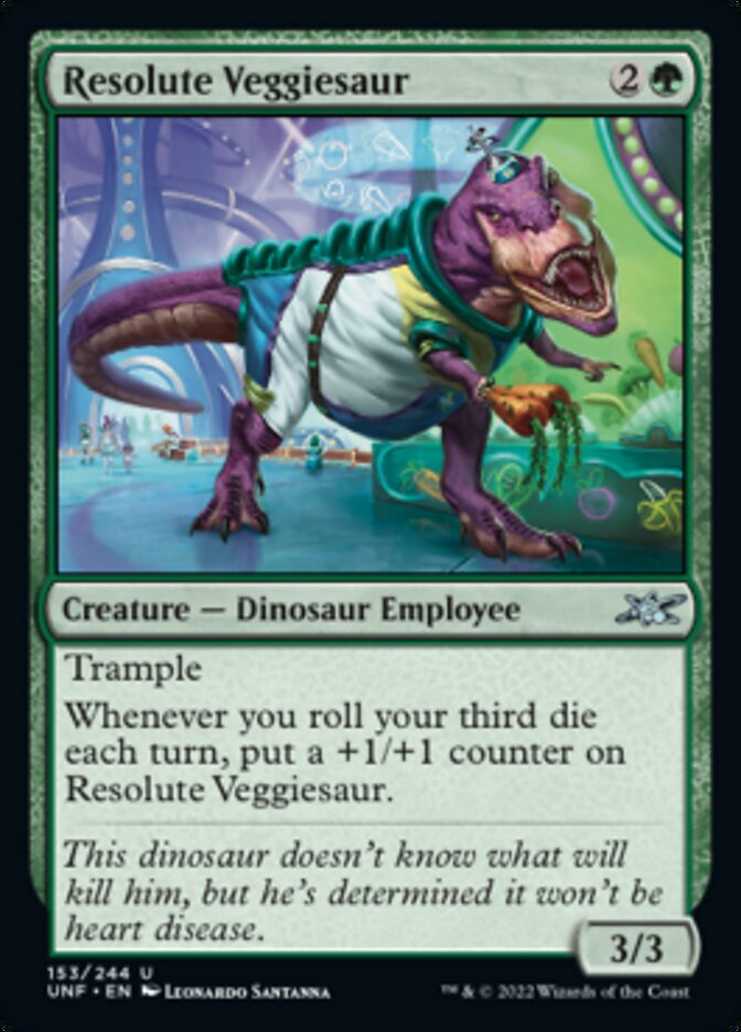 Resolute Veggiesaur [Unfinity] | GrognardGamesBatavia