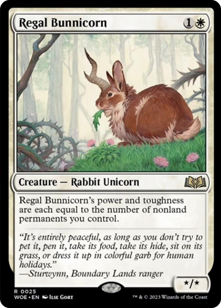 Regal Bunnicorn [Wilds of Eldraine] | GrognardGamesBatavia