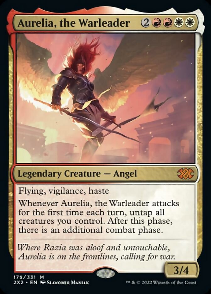 Aurelia, the Warleader [Double Masters 2022] | GrognardGamesBatavia