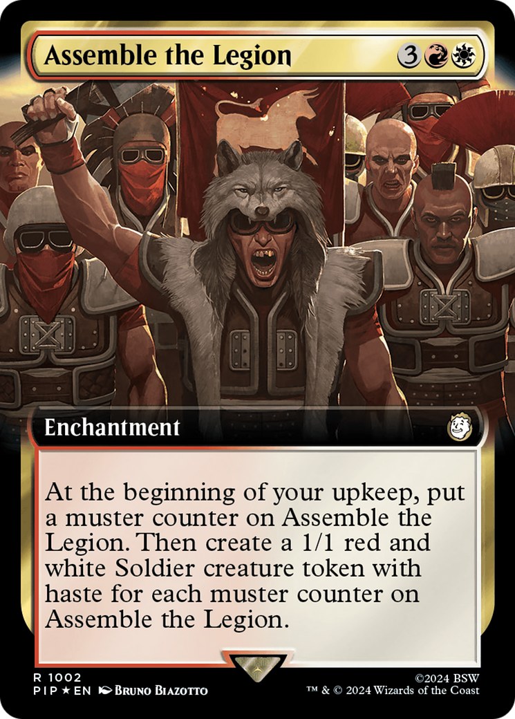 Assemble the Legion (Extended Art) (Surge Foil) [Fallout] | GrognardGamesBatavia