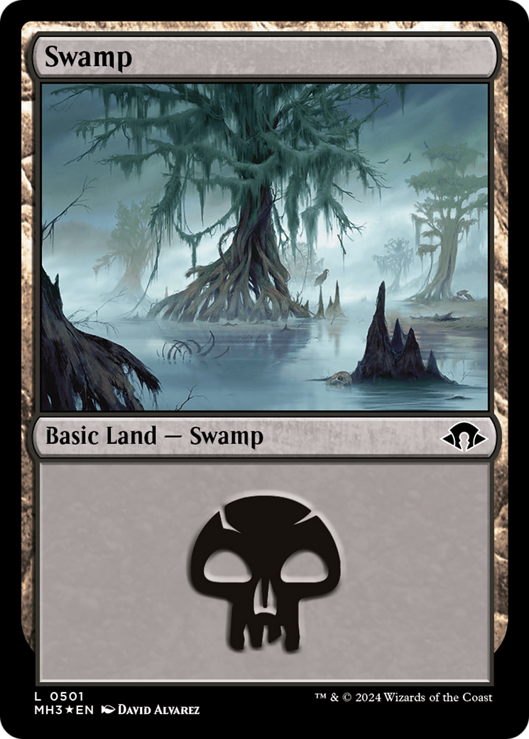 Swamp (0501) (Ripple Foil) [Modern Horizons 3] | GrognardGamesBatavia