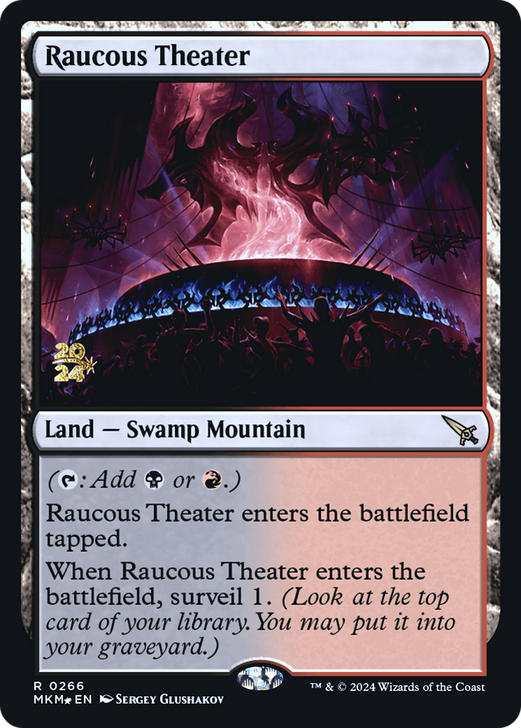 Raucous Theater [Murders at Karlov Manor Prerelease Promos] | GrognardGamesBatavia