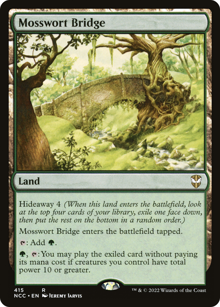 Mosswort Bridge [Streets of New Capenna Commander] | GrognardGamesBatavia