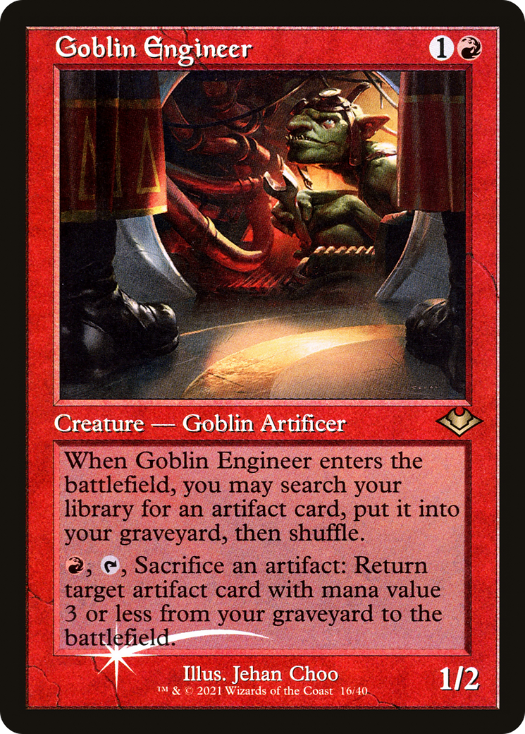 Goblin Engineer (Retro) [Modern Horizons] | GrognardGamesBatavia