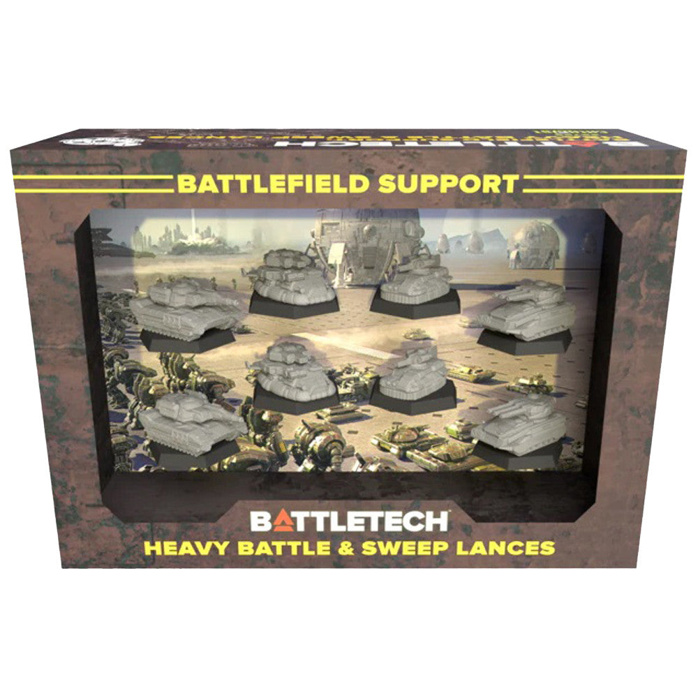 BATTLETECH: CAT35778 BATTLEFIELD SUPPORT: HEAVY BATTLE & SWEEP LANCES | GrognardGamesBatavia