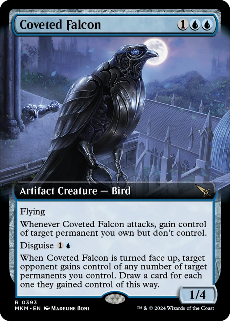 Coveted Falcon (Extended Art) [Murders at Karlov Manor] | GrognardGamesBatavia