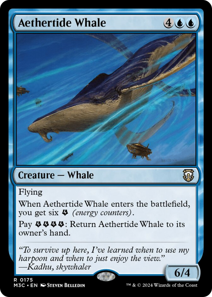 Aethertide Whale [Modern Horizons 3 Commander] | GrognardGamesBatavia