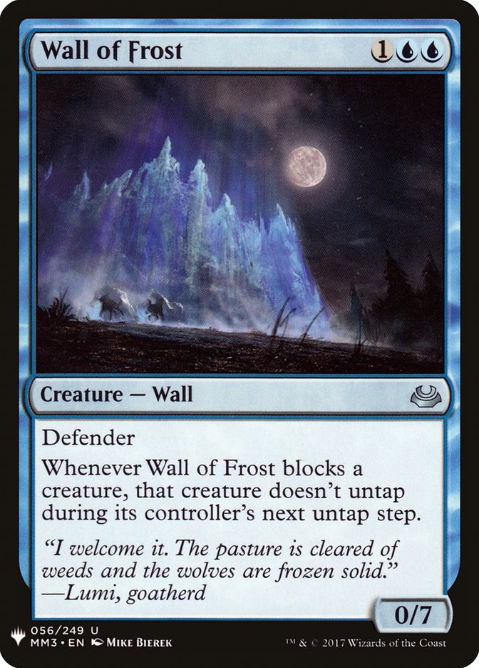 Wall of Frost [Mystery Booster] | GrognardGamesBatavia