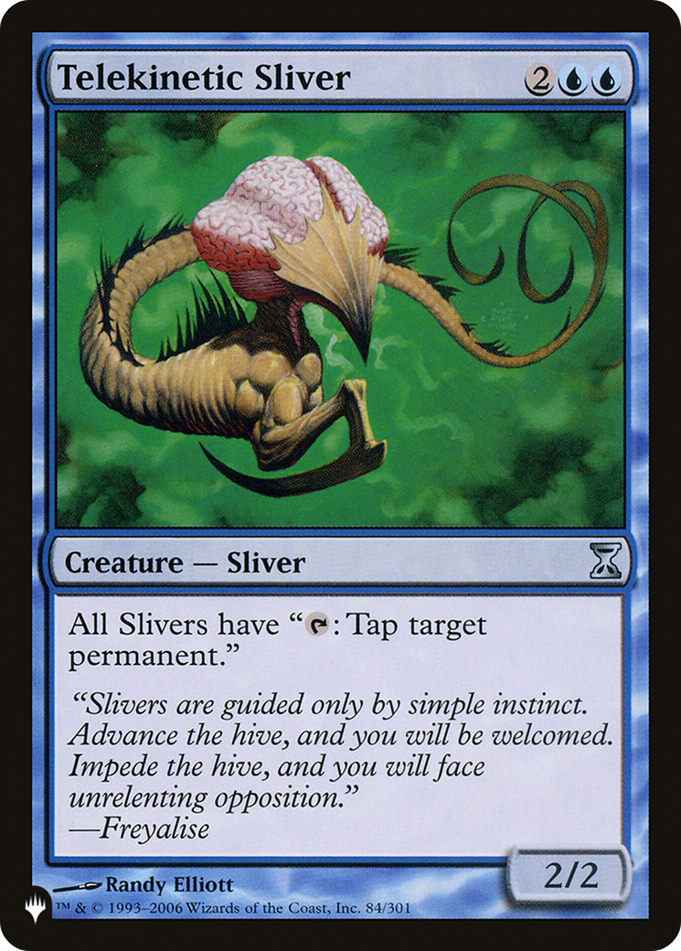 Telekinetic Sliver [The List Reprints] | GrognardGamesBatavia