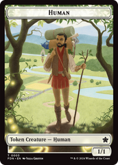 Copy // Human Double-Sided Token [Foundations Tokens] | GrognardGamesBatavia