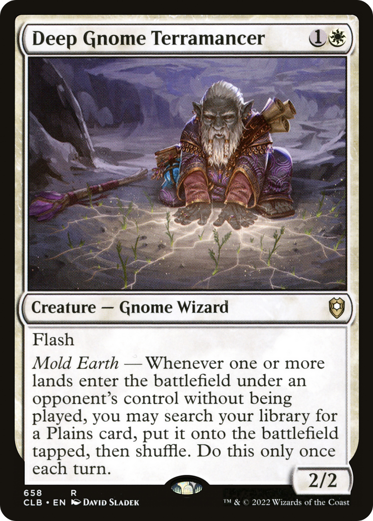 Deep Gnome Terramancer [Commander Legends: Battle for Baldur's Gate] | GrognardGamesBatavia