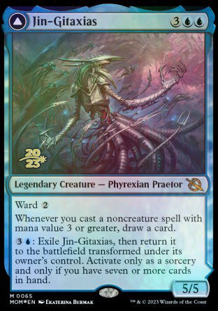 Jin-Gitaxias // The Great Synthesis [March of the Machine Prerelease Promos] | GrognardGamesBatavia