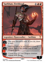 Sarkhan, Fireblood (White Border) [Mystery Booster 2] | GrognardGamesBatavia