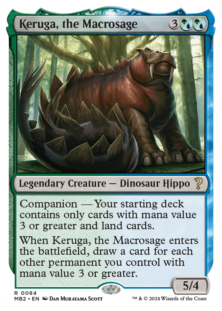 Keruga, the Macrosage (White Border) [Mystery Booster 2] | GrognardGamesBatavia