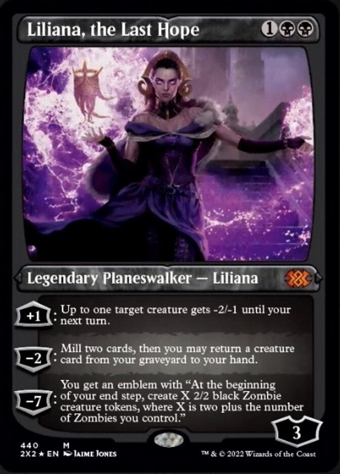 Liliana, the Last Hope (Foil Etched) [Double Masters 2022] | GrognardGamesBatavia