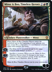 Minsc & Boo, Timeless Heroes (Promo Pack) [The Lost Caverns of Ixalan Promos] | GrognardGamesBatavia