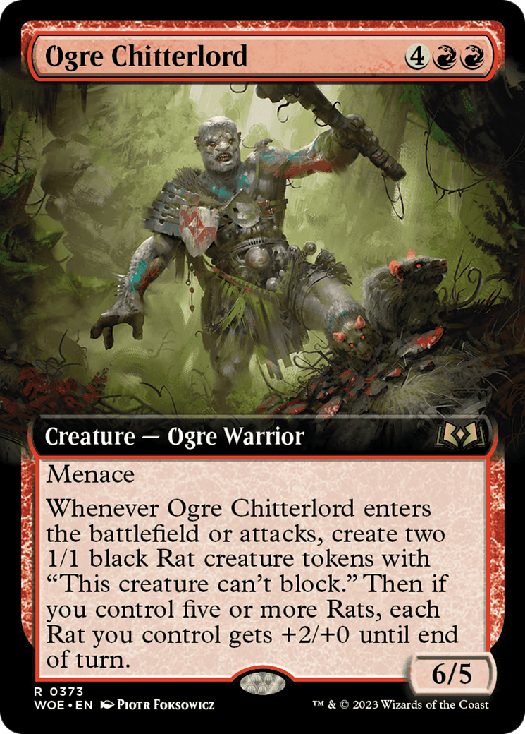 Ogre Chitterlord (Extended Art) [Wilds of Eldraine] | GrognardGamesBatavia