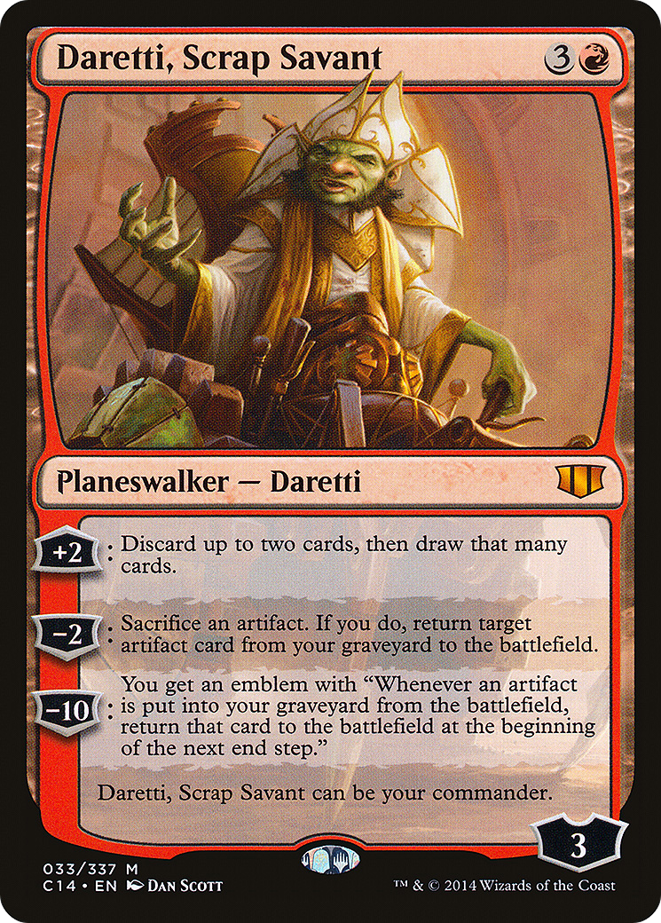 Daretti, Scrap Savant [Commander 2014] | GrognardGamesBatavia