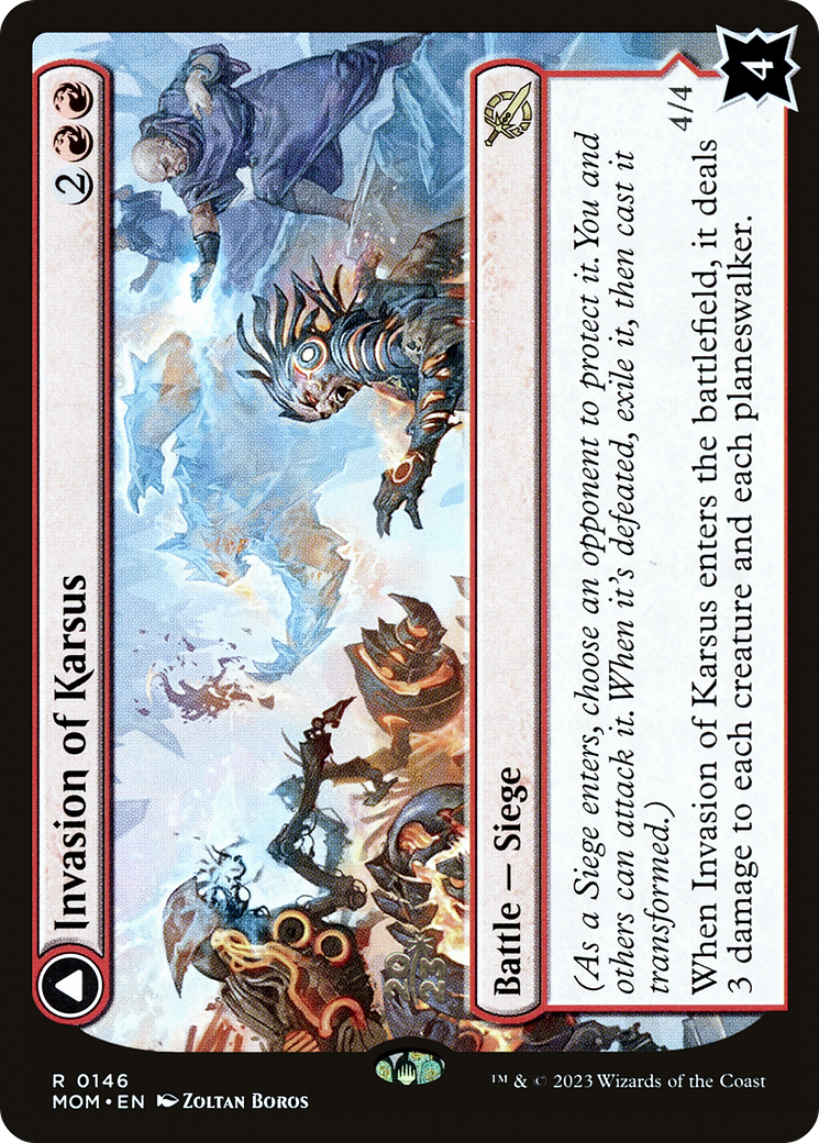 Invasion of Karsus // Refraction Elemental [March of the Machine Prerelease Promos] | GrognardGamesBatavia