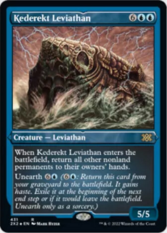 Kederekt Leviathan (Foil Etched) [Double Masters 2022] | GrognardGamesBatavia