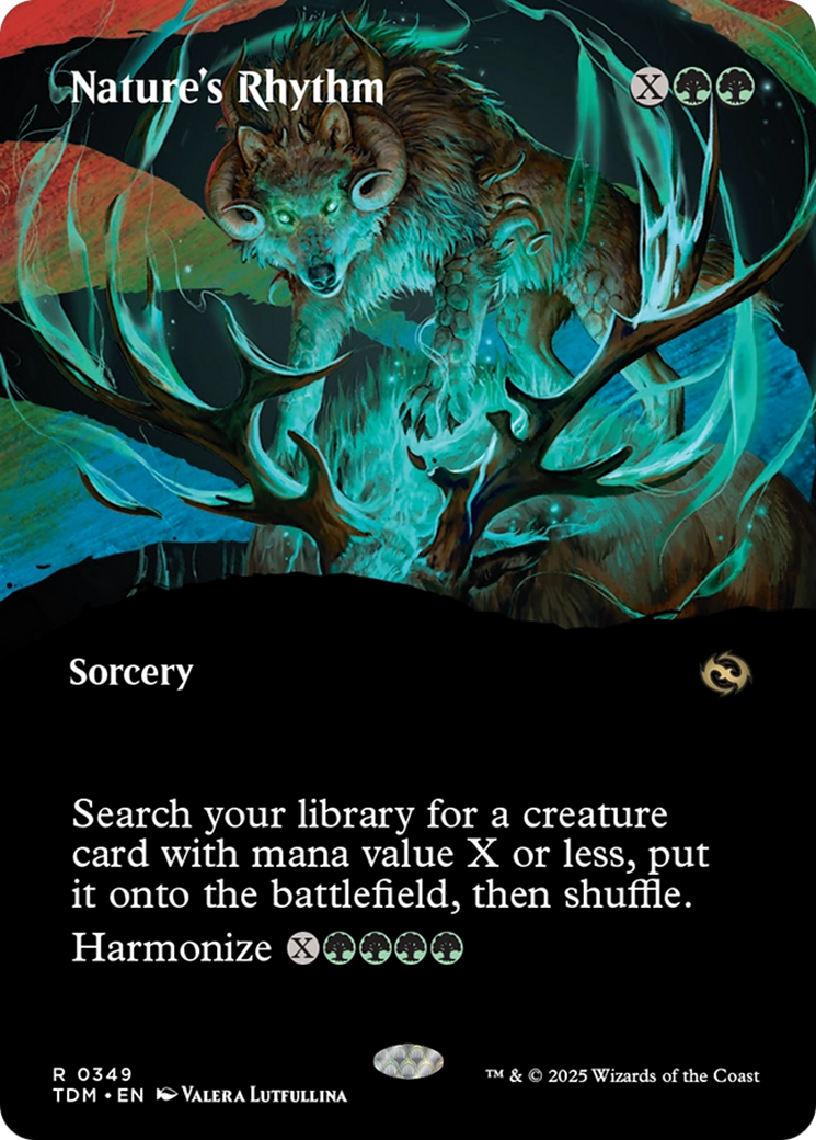 Nature's Rhythm (Borderless) [Tarkir: Dragonstorm] | GrognardGamesBatavia