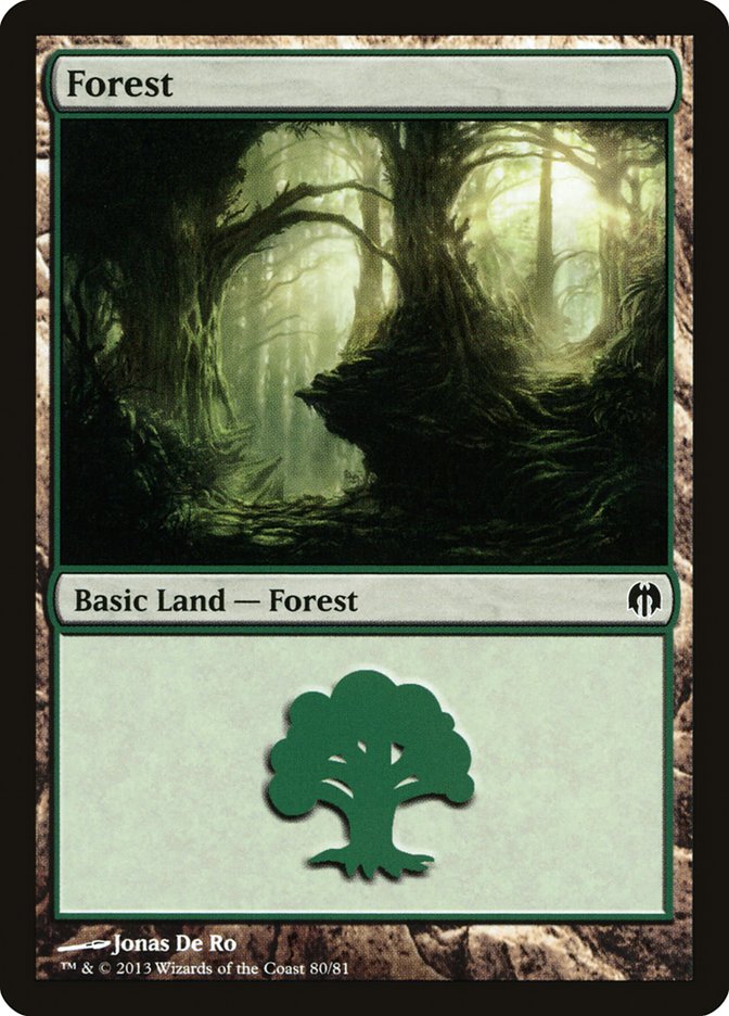 Forest (80) [Duel Decks: Heroes vs. Monsters] | GrognardGamesBatavia