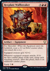 Hexplate Wallbreaker [Phyrexia: All Will Be One Commander] | GrognardGamesBatavia