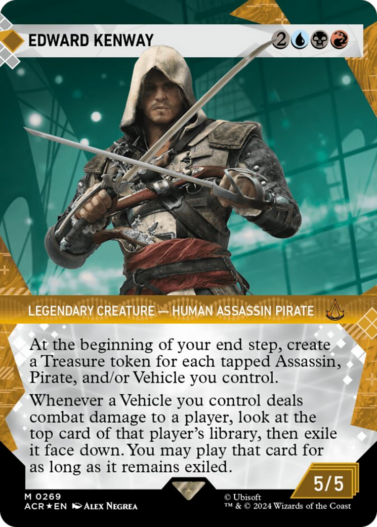 Edward Kenway (Showcase) (Textured Foil) [Assassin's Creed] | GrognardGamesBatavia