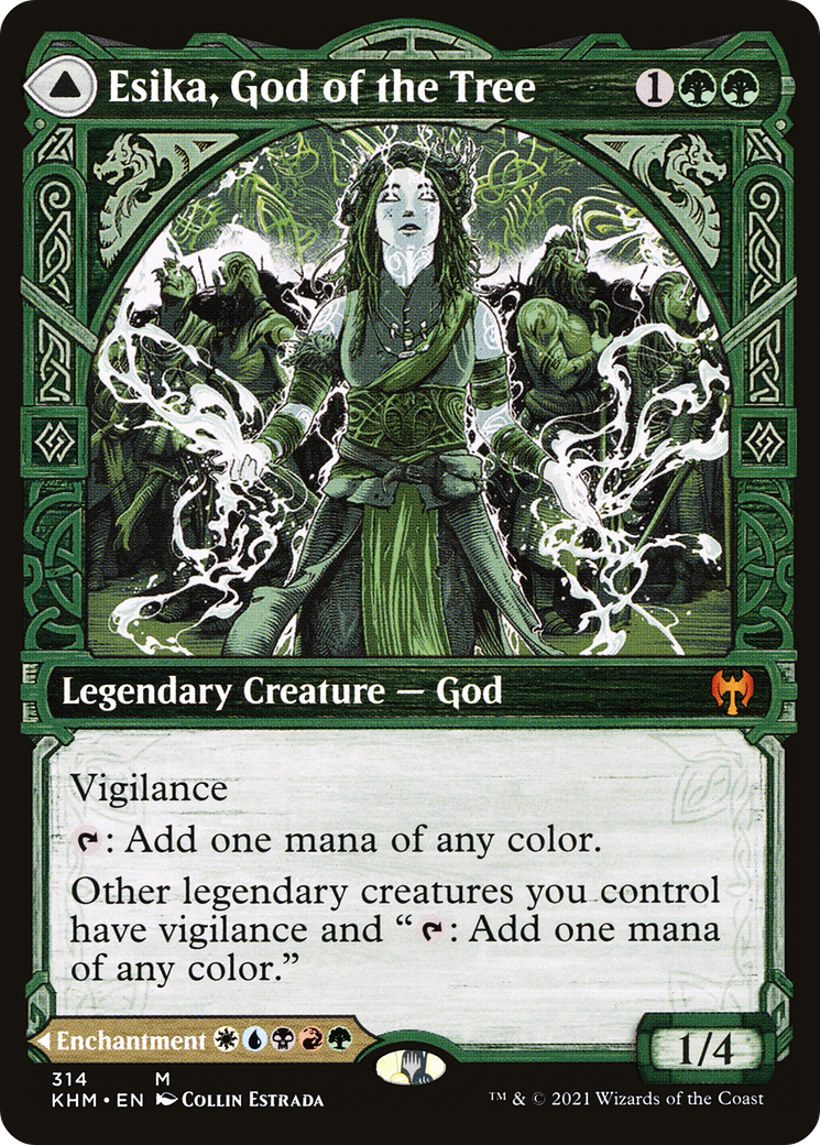Esika, God of the Tree // The Prismatic Bridge (Showcase) [Kaldheim] | GrognardGamesBatavia