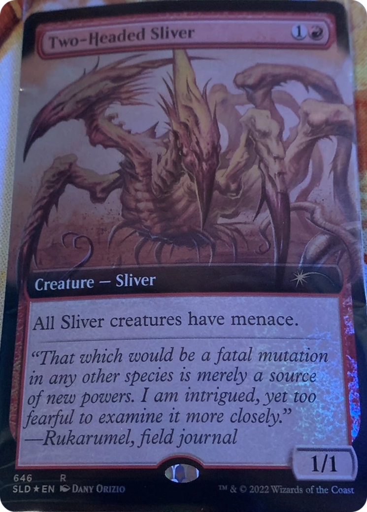 Two-Headed Sliver (Extended Art) [Secret Lair Drop Promos] | GrognardGamesBatavia