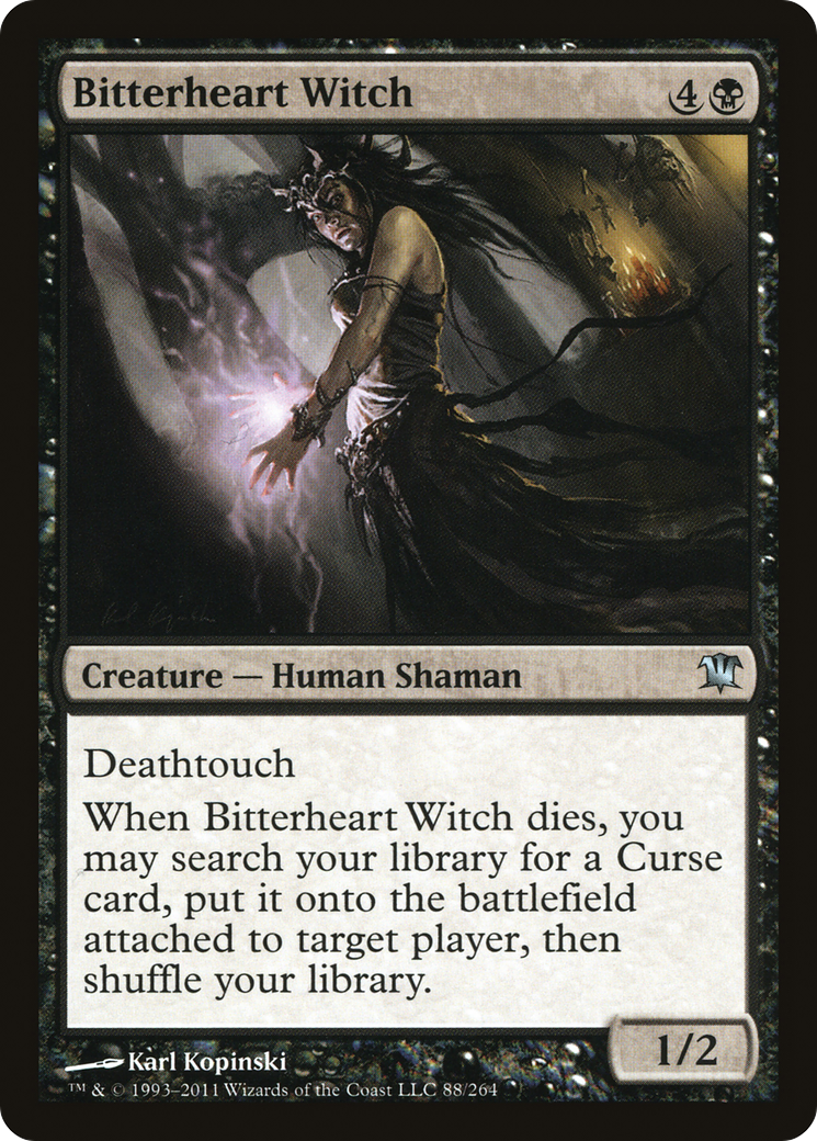 Bitterheart Witch [Innistrad] | GrognardGamesBatavia