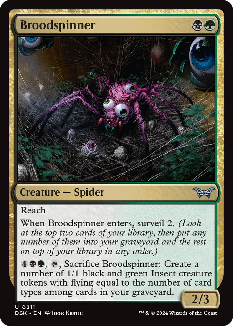 Broodspinner [Duskmourn: House of Horror] | GrognardGamesBatavia