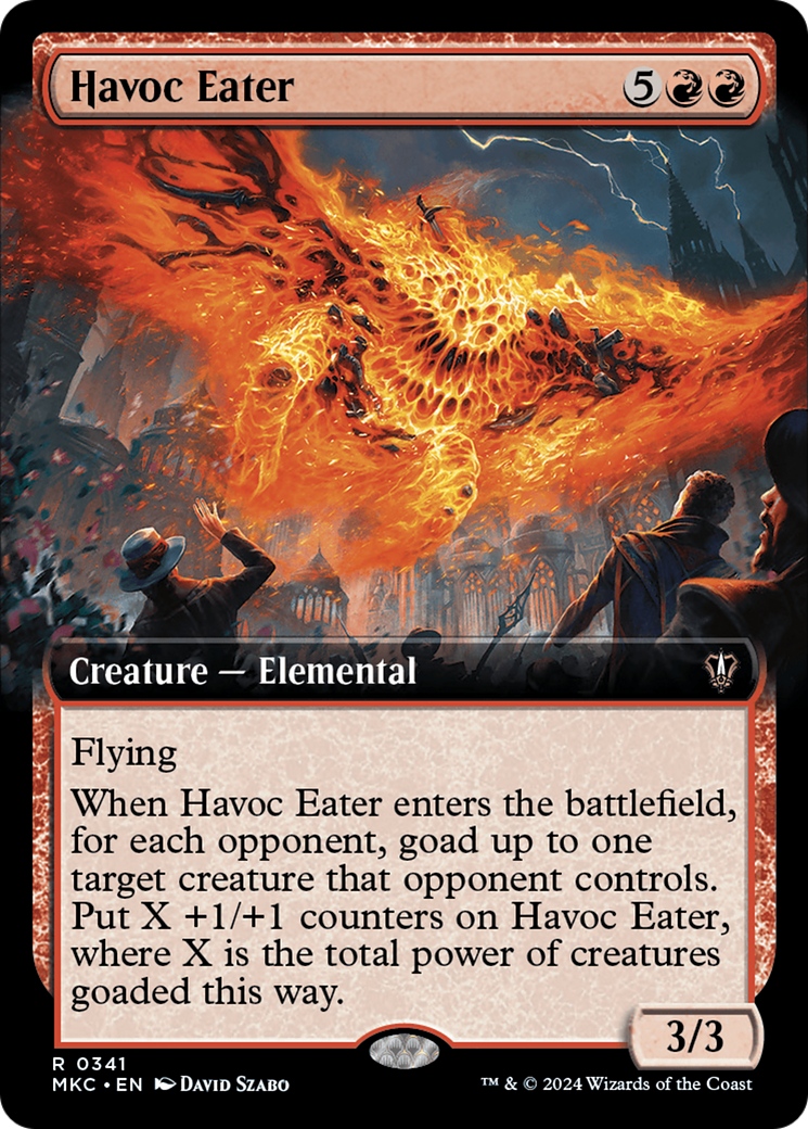 Havoc Eater (Extended Art) [Murders at Karlov Manor Commander] | GrognardGamesBatavia