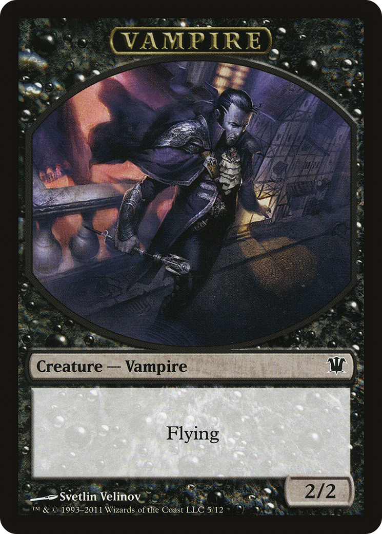 Blood // Vampire (0007) Double-Sided Token [Innistrad Remastered Tokens] | GrognardGamesBatavia