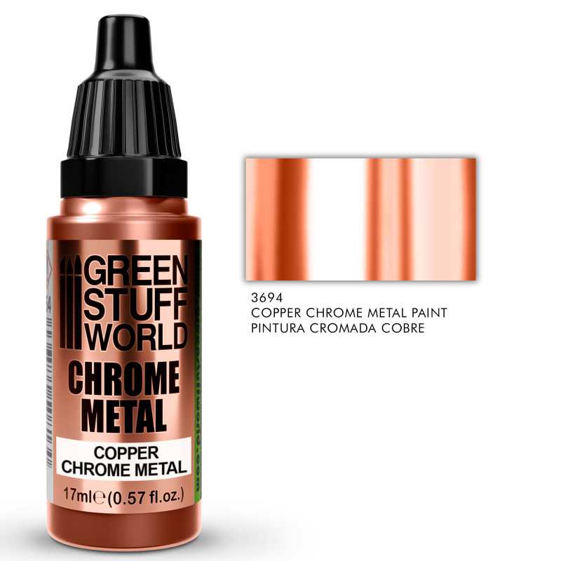 Green Stuff World: Chrome Paint Copper 17ml | GrognardGamesBatavia