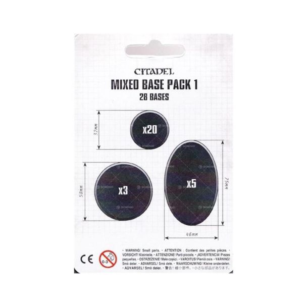 Citadel Mixed Bases Pack 1 (28 Bases) | GrognardGamesBatavia