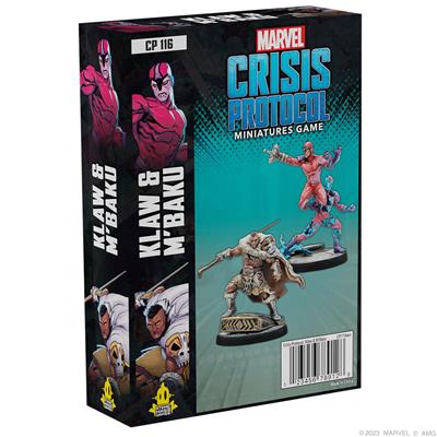 CP 116 Marvel Crisis Protocol Klaw and M'Baku | GrognardGamesBatavia
