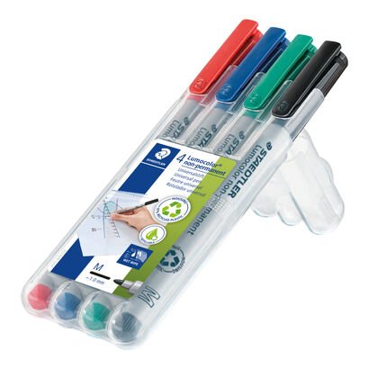 Staedtler Lumocolor Non-permanent 4 Pack | GrognardGamesBatavia